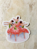 Nutcracker Waltz of the Flowers Sticker, 2.9" x 3"