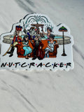 Nutcracker "Friends" Sticker, Christmas Sticker, 2 sizes