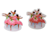 Nutcracker Waltz of the Flowers Sticker, 2.9" x 3"
