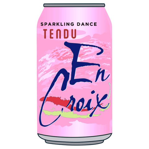 Tendu En Croix Parody Sticker | Pink Valentine Edition
