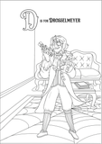 Nutcracker's Enchanted Alphabet Christmas Coloring Book