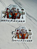 Nutcracker "Friends" Sticker, Christmas Sticker, 2 sizes