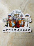 Nutcracker "Friends" Sticker, Christmas Sticker, 2 sizes