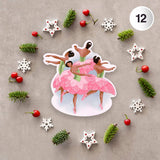 Nutcracker Waltz of the Flowers Sticker, 2.9" x 3"