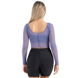 Sunset Nostalgia Dusk Longsleeve Mesh Top -12247
