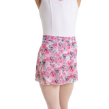 Le Jardin Printed Mesh Wrap Skirt 12186W