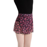 Le Jardin Printed Mesh Wrap Skirt 12186W