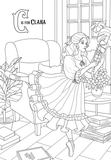 Nutcracker's Enchanted Alphabet Christmas Coloring Book