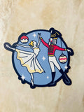 Nutcracker Pas De Deux Dance Christmas Sticker, 3" x 2.6"