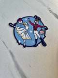 Nutcracker Pas De Deux Dance Christmas Sticker, 3" x 2.6"