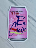 Tendu En Croix Parody Sticker | Pink Valentine Edition
