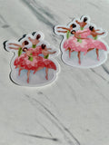 Nutcracker Waltz of the Flowers Sticker, 2.9" x 3"