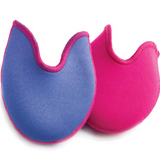 Bunheads ouch pouch jr toe pad. violet and fuchsia