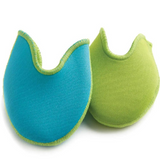 boneheads Ouch pouch jr toe pad aqua and lime