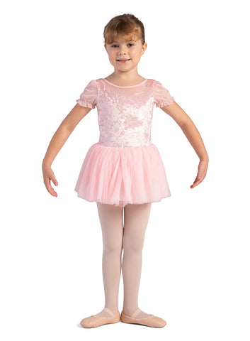 Girls Aubrey Velvet Sweetheart Tutu Dress - CL4132