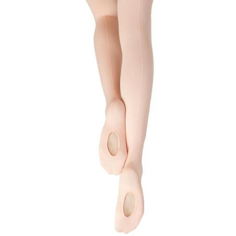 Capezio Professional Mesh Transition Tights with Seam Classical Pink