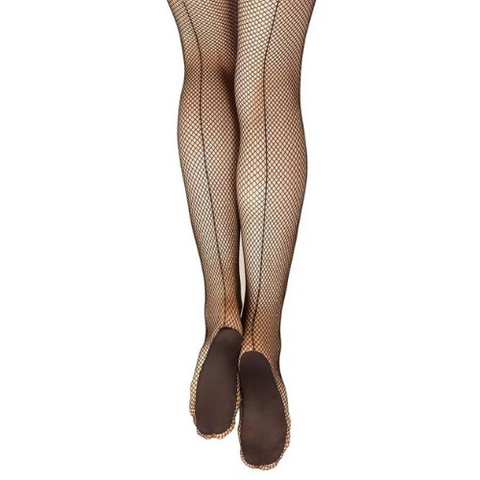 Capezio professional fishnet tight w seams black