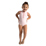 Color Pop Zip Front Leotard 12015