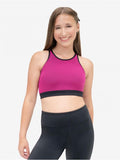 Colorblock High Neck Bra Top - 11395W