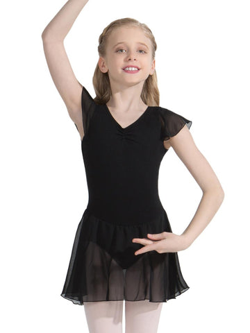 Children's Lined Flutter Sleeve Dress 11305C