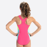 GK Elite Pastel Rainbow Workout Leotard - E4342