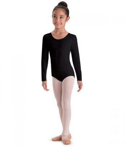 Long Sleeve Cotton Leotard - 2102