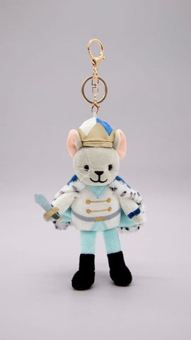 Nutcracker Collection - Mouse King Plush Charm Keychain - A3061