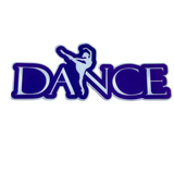 Dancer in Arabesque Sticker, 4" x 1.6, 2 color options