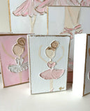 Ballerina hand painted textured recital dance ballet