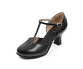 Ladies Split Flex Leather Character Shoes - S0390L