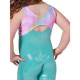 Sunset Wave Tidal Biketard - Child - F12443C