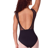 Soft Elegance Asymmetrical Boat Neck Leotard - EL106W