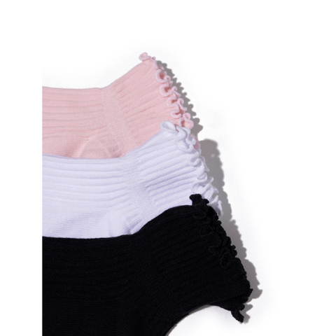 Children's Scalloped Edge Sock (3-pack) - BG107C