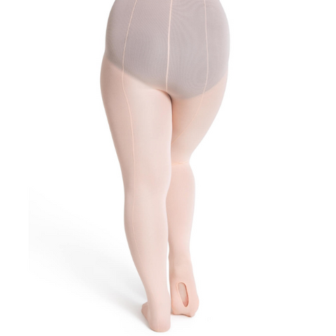 Professional Mesh Transition Tights With Seam - 9