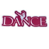 Dancer in Arabesque Sticker, 4" x 1.6, 2 color options