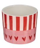Heart & Stripe Planter - CB198802