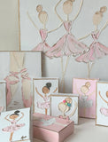 Ballerina hand painted textured recital dance ballet