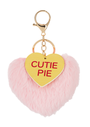 Say it with Love - Fluffy Heart Keychains - ER70974