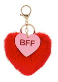 Say it with Love - Fluffy Heart Keychains - ER70974