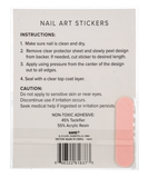 Nail Art Stickers with Nail File