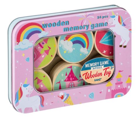 Wooden Unicorn Memory Game by Ganz - H15171