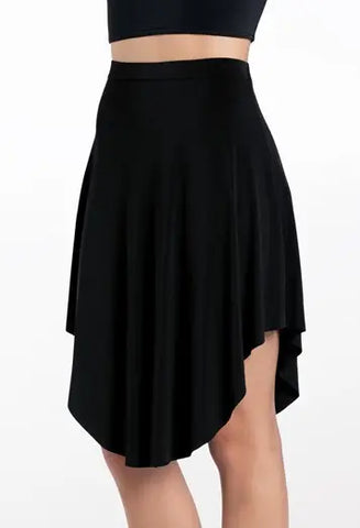 Matte Jersey Curved Hem Skirt - S13073