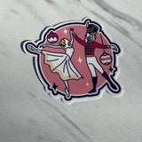 Nutcracker Pas De Deux Dance Christmas Sticker