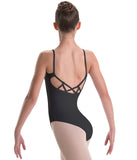 Pinch Front Camisole Leotard with Lattice Back - 2571 492