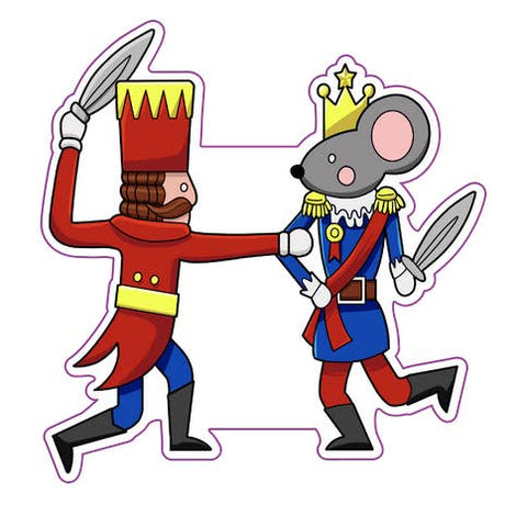 Nutcracker Battle Sticker