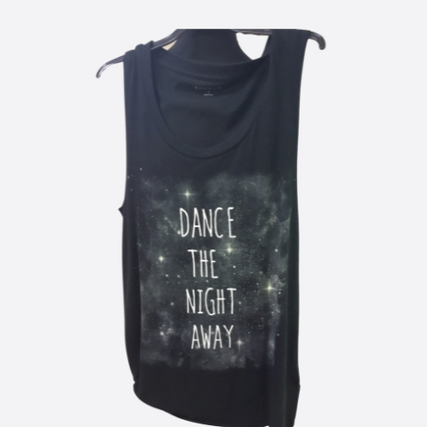 Dance the night away black tank - 11258W