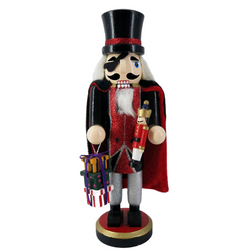 Uncle Drosselmeyer Nutcracker with Cape and Presents N10D